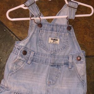 OshKosh skirt overalls size 9m